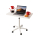 Laptop stand Mozos SPM4-WH mobilny stolik pod laptop z regulacją biały